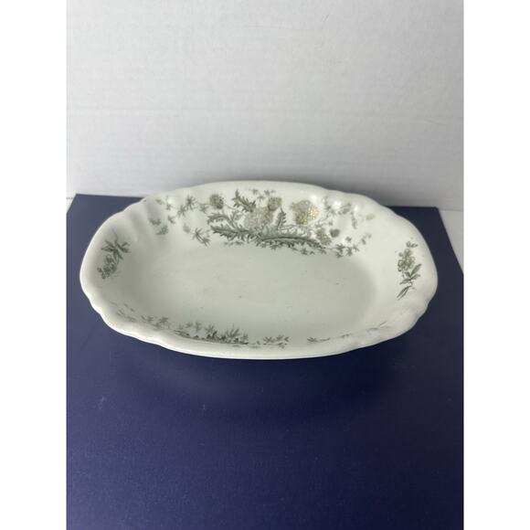 John Edwards Porcelaine de Terre Oval Serving Dish And Gravy Boat England - Picture 4 of 11